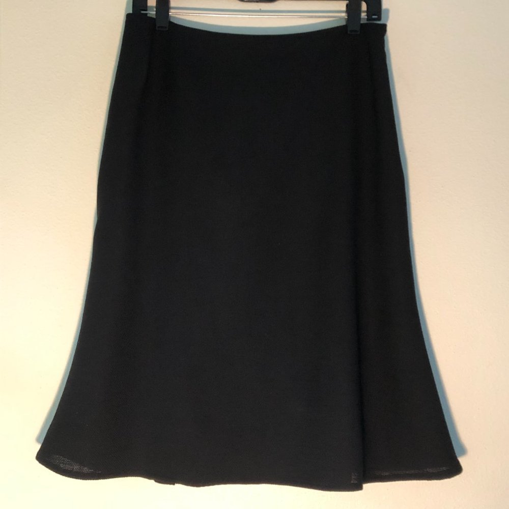 Banana Republic Black Lined Skirt Size 6